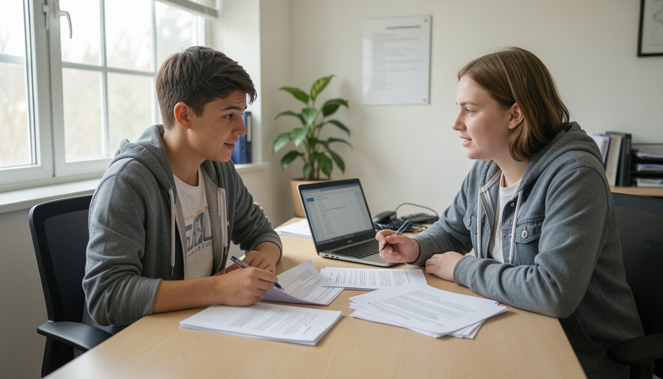 Jordanian student applying for Work and Travel program with agency support