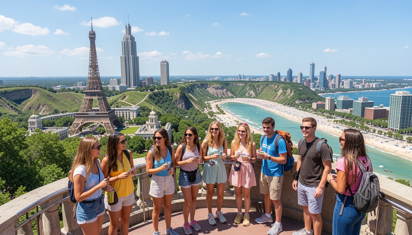 Students traveling during the Work and Travel travel period